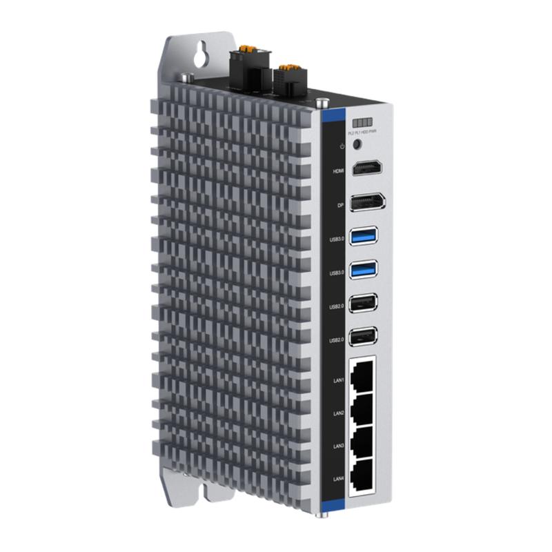 PicoSYS APC-5712, Intel N97, 8GB RAM, 128GB SSD, 1x RS232, 1x RS485, 4x GbE LAN, lüfterlos