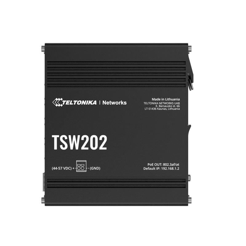 Teltonika TSW202 8 x Ethernet 2 x SFP Managed PoE+ Switch