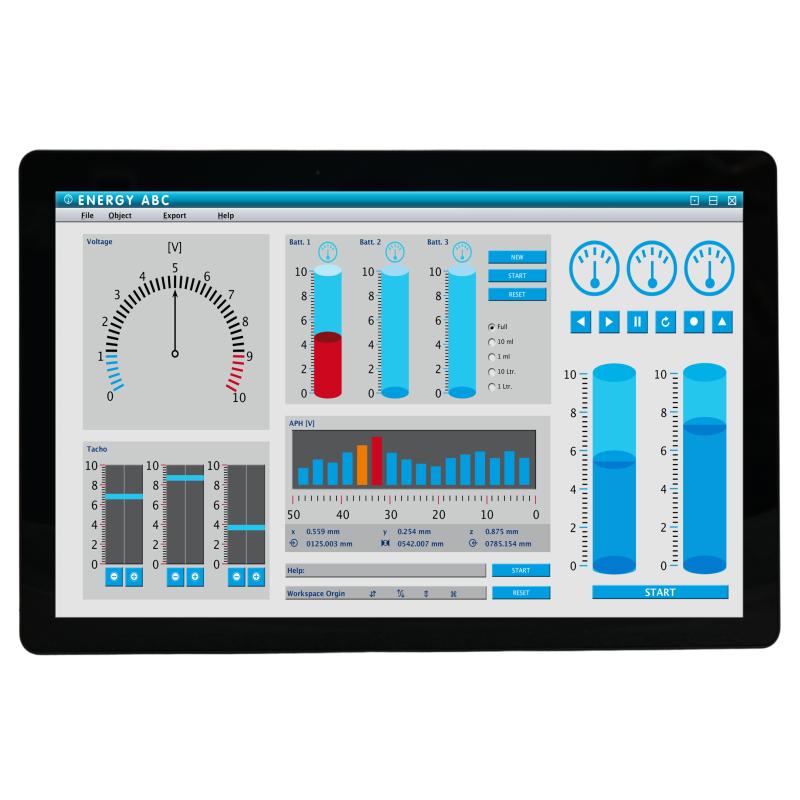 Panelmaster 1532, 15,6" Panel PC, P-CAP, Alder Lake N97, 8GB, 256GB SSD, IP65