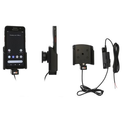 Aktive Halterung, Kipp- und Drehgelenk, f&uuml;r eine fixe Installation, offenes Kabelende, 2x USB-A, pas