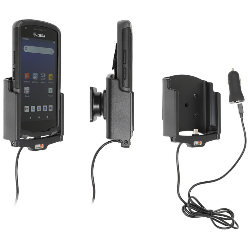 Brodit Aktiv Halterung mit Zigarettenanz&uuml;nder-Stecker - Zebra EC55