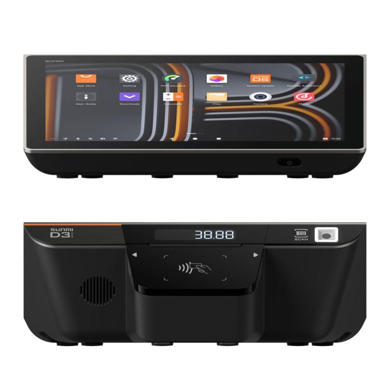 Sunmi D3 Mini, (10,1'') HD, 2D Scanner + 58mm Bondrucker, 4G (A13)