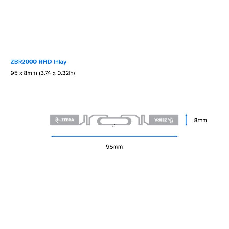 ZEBRA TECHNOLOGIES RFID-Etikett Zebra Z-Select - 152 mm H&ouml;he x 102 mm - Rechteck - 1000 / Rolle - 1