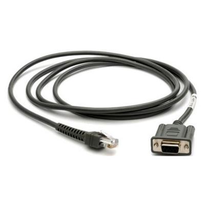 Zebra RS232-Kabel 2,7m, gedreht, 9-Pin weiblich, f&uuml;r Fixmount Scanner DS457