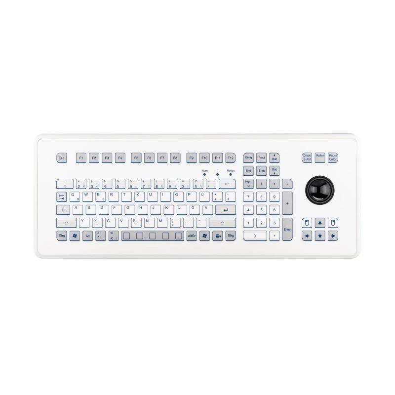 Tastatur InduDur&reg; 105c TB38 KGEH TKS-105c-TB38-KGEH-USB-DE IP65 statisch, IP54 dynamisch
