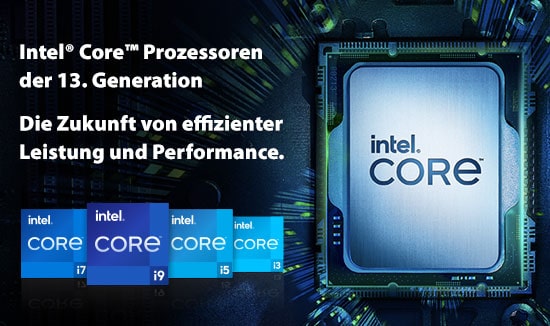 Die Intel® Core&#x2122; Desktop-Prozessoren der 13. Generation ebnen den Weg für die Zukunft von effizienter Leistung und Performance!